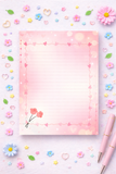 Pastel-themed A5 notepad