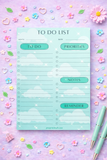 Premium A5 To-Do List Notepad – 50 Pages | 80 GSM Paper | Daily Planner & Productivity Pad
