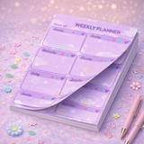 Pastel Weekly Planner Notepad A5