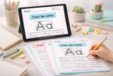 Alphabet Tracing Worksheets for Kids (Printable & Digital Download)