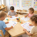 Tracing Lines & Shapes Worksheets for Preschool Kids (Printable PDF)