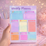 Weekly Planner Notepad – A4 | 50 Pages | 80 GSM Premium Paper