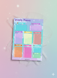 Weekly Planner Notepad – A4 | 50 Pages | 80 GSM Premium Paper
